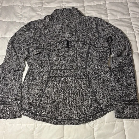 Lululemon Define Jacket Black and White Splatter Speckled 10 - Picture 4 of 12
